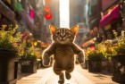 汤姆猫英雄跑酷：都市街头挑战与梦想之旅