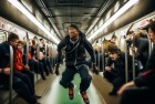 地铁跑酷友谊赛：地铁挑战，激情燃动街头