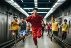 地铁跑酷友谊赛：地铁激情挑战，梦想跃动瞬间