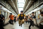 地铁跑酷友谊赛：地铁里的速度与激情挑战