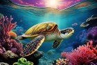 神秘海域色彩交融：海绵宝宝的奇幻之旅与海洋的蔚蓝呼唤