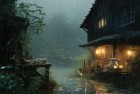 寂静岭暴雨下，精灵宝可梦温馨工坊生活记