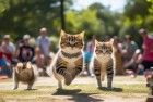 汤姆猫跑酷挑战赛：激情体验汤姆猫跑酷表演