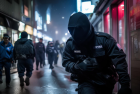 小偷逃跑拐弯撞上民警，民警机智将其抓获