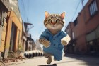 汤姆猫街头跑酷挑战：体验经典冒险之旅