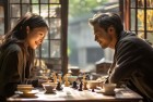 五子棋对决：街头茶馆的智慧交锋