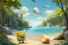 海绵宝宝比基尼海滩大冒险：绝地求生刺激战场买地产挑战体验