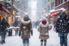 南方大范围降雪来袭，街头惊喜体验
