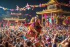 神庙逃亡表演赛：激情体验，挑战极限，欢乐竞技