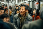 男子早高峰地铁卖座：智慧与热情的地铁奇遇