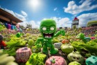 植物大战僵尸赏金赛：绿色英雄挑战智慧之旅