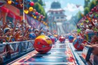 球球大作战道具接力赛：激情挑战，创意无限