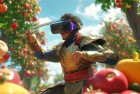 水果忍者VR版：温馨工坊中的虚拟现实冒险体验