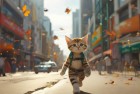汤姆猫英雄跑酷：街头挑战，追逐梦想