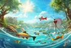 捕鱼达人：指尖海洋冒险，挑战与惊喜之旅