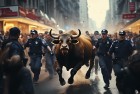 公牛街头横冲直撞撞人，2伤后被击毙事件处理！