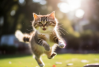 汤姆猫跑酷友谊赛：猫咪们的快乐竞技时光