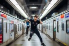 地铁跑酷团队赛：地铁中的极限挑战与自由体验