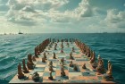蔚蓝海域：海战棋激战，智慧与激情对决