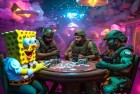海绵宝宝与使命召唤先锋的欢乐桌游世界：一场跨次元的棋牌桌前奇遇