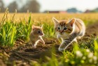 农场欢乐体验：猫鼠互动、丰收喜悦、只狼影逝二度挑战与惊喜