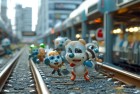 铁路帝国数码宝贝：挑战数字逻辑极限的奇幻铁路之旅