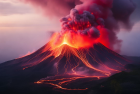 印尼伊布火山喷发：视觉盛宴与自然奥秘之旅