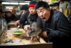 餐厅抽屉惊现大老鼠：一场意外的英雄体验