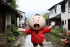 蜡笔小新江南百景图之旅：火力对决与传统碰撞