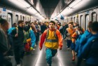 地铁跑酷道具接力赛：地铁挑战激情，梦想飞跃之旅