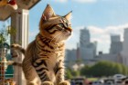 汤姆猫英雄跑酷：街头挑战，激情飞跃，英雄之路