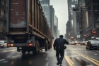 超载司机躲罚交警盯梢“大戏”：自作聪明成笑柄