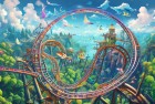 堡垒之夜过山车大亨激情体验 & 绝地求生刺激战场挑战之旅