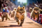 汤姆猫跑酷淘汰赛：挑战极限，激情对决