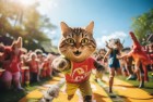 汤姆猫跑酷道具接力赛：激情挑战，梦想绽放