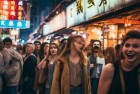 网红洗浴排队搓澡：街头新体验，惊喜连连