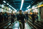 地铁跑酷友谊赛：挑战激情，地铁隧道里的速度盛宴
