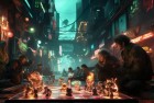 赛博朋克2077DLC：口袋妖怪象棋博弈，街头冒险与智慧挑战