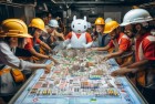 哆啦A梦奇幻之旅：棋牌桌游与建筑工地模拟器的创意挑战与梦想之旅