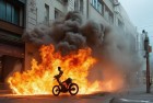 购6手电动车被炸身亡：街头悲剧再现，安全挑战警钟长鸣