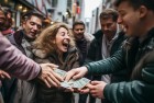女子街头意外丢10万现金，善良路人助力失而复得