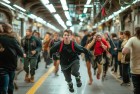 地铁跑酷道具接力赛：地铁通道的激情挑战与惊喜之旅