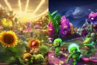 植物大战僵尸花园战争×阴阳师×百闻牌：策略生存与智慧英雄的虚拟花园之旅