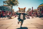 汤姆猫跑酷线上赛：激情挑战，汤姆猫狂欢盛宴