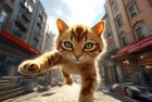 汤姆猫跑酷：挑战梦想，街头激情体验