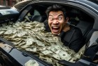 31万现金豪车后座意外掉落，车主反应爆笑！