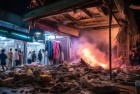 烟花夜市意外：街头挑战，干洗店衣物炸坏后的创意修复艺术